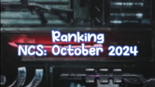 Ranking NCS October 2024 [upl. by Noland802]