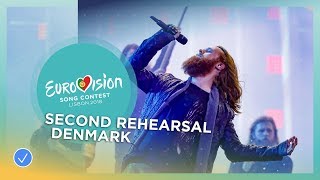 Rasmussen  Higher Ground  Exclusive Rehearsal Clip  Denmark  Eurovision 2018 [upl. by Klement]