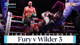 One of Greatest Heavyweight Fights EVER 😮‍💨 Tyson Fury v Deontay Wilder 3 Highlights 🔥 FuryUsyk [upl. by Antonino]