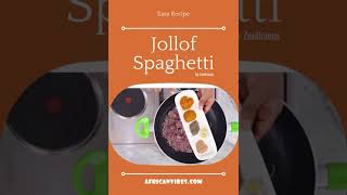 Jollof Spaghetti By Zeelicious  African Vibes shorts [upl. by Berhley343]