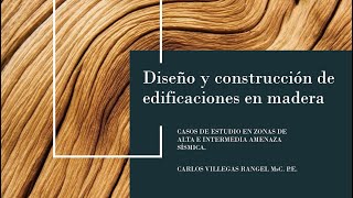 Diseño y construcción de edificaciones en madera [upl. by Katherina]