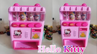 🌈HELLO KITTY PINK AUTOMATIC VENDING MACHINE 🌈ASMR✨️LETS PLAY▶️ [upl. by Annayrb]