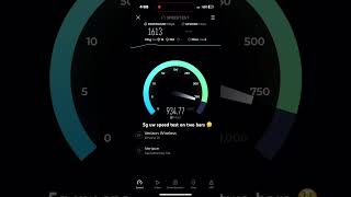 Verizon wireless 5g uw speed test on 2 bars [upl. by Arutek914]