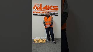 Forklift Training Testimonial ForkliftTraining Shorts 4KSForkliftTraining Peterborough [upl. by Ahsinyt]