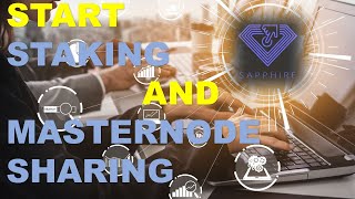 START STAKING amp MASTERNODE SHARING YOUR SAPP COINS  DECENOMY COIN [upl. by Asiilanna322]