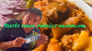 Anyós  Só konyhája Sertés farok pörkölt krumplival 🐖🐖🐖👨‍🍳 [upl. by Herzig]