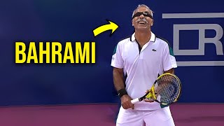 FUNNIEST Tennis Match EVER You Wont Stop Laughing 4 Mansour Bahrami Micd UP Trick Shots [upl. by Llennoc154]