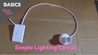 Basics Wiring a Lighting Circuit [upl. by Crutcher491]