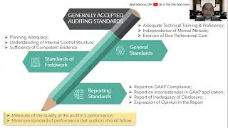 Generally Accepted Auditing Standards GAAS  General Fieldwork and Reporting Standards [upl. by Westberg989]