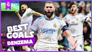 KARIM BENZEMAS BEST REAL MADRID GOALS [upl. by Ailhad]