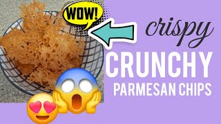 Parmesan Cheese Chips The Snack You NEED in Your Life parmesancrisp chip snack lowcalorie keto [upl. by Noied]