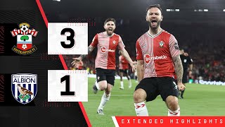 EXTENDED HIGHLIGHTS Southampton 31 West Brom  Championship playoff semifinal second leg [upl. by Arvell]