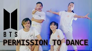 BTS PERMISSION TO DANCE dance cover with FAMILY ❤ [upl. by Graf]