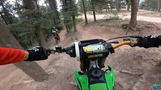 Insanely Fun Dirtbike Trails Rampart Range Colorado [upl. by Stutman]