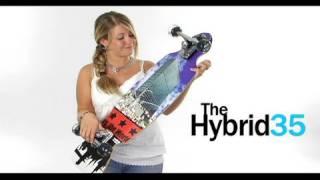 The Hybrid 35 Longboard Surf Simulator by Original Skateboards [upl. by Tabatha]