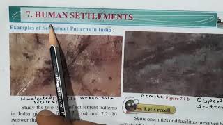 Human Settlement Class10 Geography 10th std SSC 7HUMAN SETTLEMENTS video1 Explanation in Hindi [upl. by Nylirad]