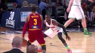 Tim Hardaway Jr vs Dion Waiters Rising Stars Battle [upl. by Millman]