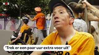 In een rolstoel de Olympische Spelen bezoeken [upl. by Carolle]