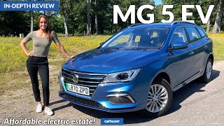 New MG 5 EV estate indepth review affordable electric estate [upl. by Annayehc]