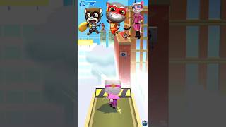 Tom hero dash super angela Gameplay 🔥😱 talkingtom shorts viral gaming [upl. by Elleirda]