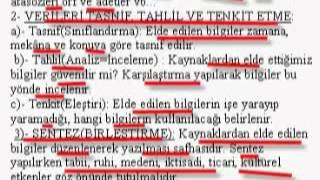 Tarih Dersi Konu Anlatımı  Tarih Bilimine Giriş 1 Kısım [upl. by Knute]