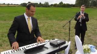 Klezmer outdoors wedding Siman Tov [upl. by Grounds]