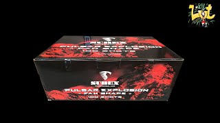 Pulsar Explosion 100 shots Fan Shape Cake Surex Professional Line Vuurwerk [upl. by Ervin669]