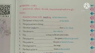 std 5 English unit 5 activity 1CDpart 2 by Ankita patel [upl. by Gleda]