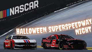 NASCAR Halloween SuperSpeedway iRacing LIVE [upl. by Deuno122]