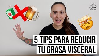 🤯5 TIPS PARA REDUCIR TU GRASA VISCERAL  CONSUMO DE FRUCTOSA Y GRASA EN EL HÍGADO  Manu Echeverri [upl. by Nyrmak]