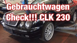 Motorschaden MercedesBenz CLK 230 KompressorGebrauchtwagen Test Simon der Autohändler [upl. by Nylinej]