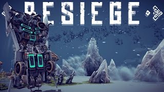 Besiege Best Creations  Peeformer Droideka Train Crash amp More  Besiege Alpha Gameplay [upl. by Howell769]