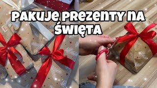 PAKUJE PREZENTY NA ŚWIĘTA 🎄 [upl. by Lila163]