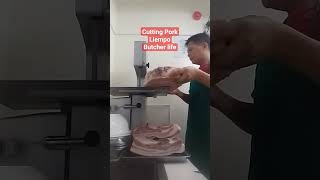 cutting pork Liempo Butcher life [upl. by Wendin]