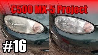 KOPLAMP Waas Verwijderen  €500 MX5 PROJECT 16 [upl. by Chard350]