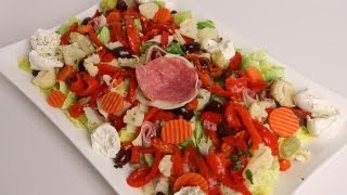 Antipasto Salad Recipe  Laura Vitale  Laura in the Kitchen Episode 348 [upl. by Ahsiam]