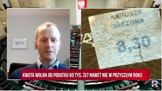 Kwota wolna od podatku 60 tys zł Nawet nie w przyszłym roku  J Jałowiczor  Republika Dzień [upl. by Yatnod554]