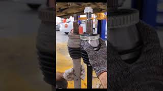 new CV axle shaft installatiom how to  technician daily talent [upl. by Lobel]