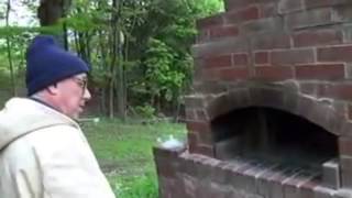 How to cook pizza in an outdoor brick oven [upl. by Eniotna]