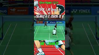 SEO S JKI Dong Ju KOR vs Chang K CChen X Y TPEMDR32  Korea Masters 2024 koreamaster2024 [upl. by Colver]