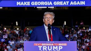 LIVE Trump Delivers Remarks at a Rally in Macon Georgia [upl. by Packston]