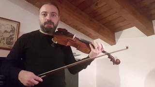 Lezione di violino  il movimento dellarchetto [upl. by Nilesoy]