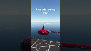 Helicopter Pilot Landing on Moving Ship in MSFS [upl. by Ade488]