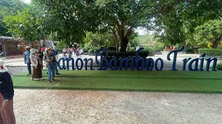 Banon Bamboo Train  Battambang Cambodia [upl. by Amethyst]