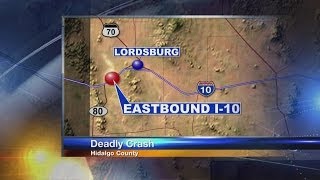 6 killed in crash west of Lordsburg [upl. by Gabriele677]