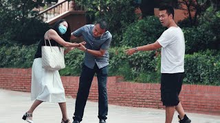 Female Employee Is Sexually Harassed by Boss  Social Experiment 当看到女员工被上司骚扰，路人：我控制住他，你先走！（社会实验） [upl. by Vasta]