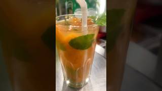 Mango mojito😋 food nofirecooking cookingfood streetfood tastethefire cooking mojito [upl. by Ahsemak]