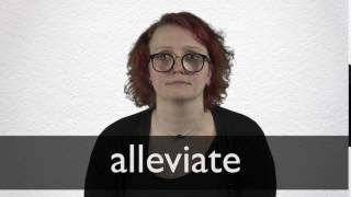 How to pronounce ALLEVIATE in British English [upl. by Claude]