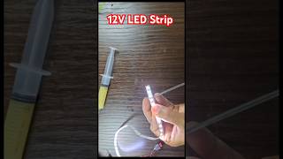 How to Cut And Joint Dc LED Strip Light 💡⚡️✅️ viralshorts LEDstrip solution [upl. by Aiksas502]