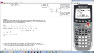 Hypothesis Testing for the Difference Between Two Dependent Means Using the TI84 TTest [upl. by Sprage]